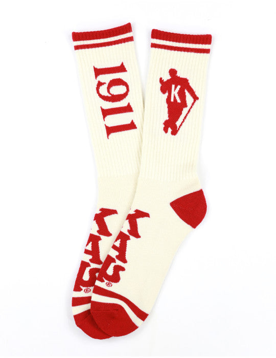 KAPPA ALPHA PSI SOCKS IVORY