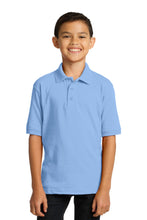 Load image into Gallery viewer, Port &amp; Company ®  Youth Core Blend Jersey Knit Polo. KP55Y
