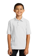 Load image into Gallery viewer, Port &amp; Company ®  Youth Core Blend Jersey Knit Polo. KP55Y
