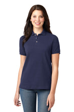 Load image into Gallery viewer, Port Authority ®  Women&#39;s Heavyweight Cotton Pique Polo.  L420
