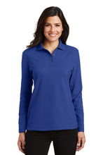 Load image into Gallery viewer, Port Authority ®  Women&#39;s Silk Touch™ Long Sleeve Polo.  L500LS
