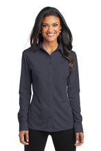 Load image into Gallery viewer, Port Authority ®  Women&#39;s Dimension Knit Dress Shirt. L570
