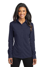 Load image into Gallery viewer, Port Authority ®  Women&#39;s Dimension Knit Dress Shirt. L570
