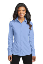 Load image into Gallery viewer, Port Authority ®  Women&#39;s Dimension Knit Dress Shirt. L570
