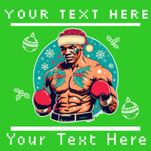 Cargar imagen en el visor de la galería, Suéter feo navideño de Mike Tyson
