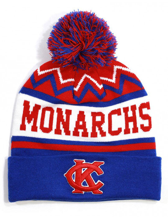 KANSAS CITY MONARCHS BEANIE-ROY/RED