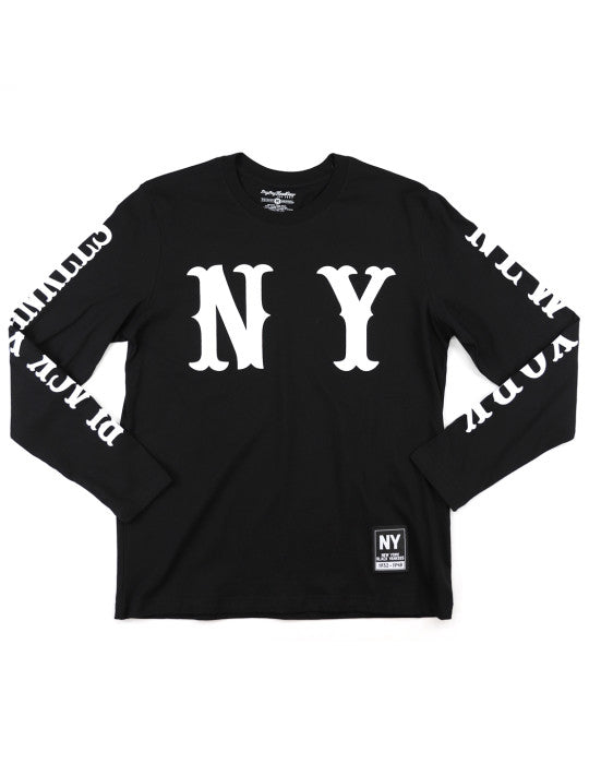 NEW YORK BLACK YANKEES LONG SLEEVE TEE