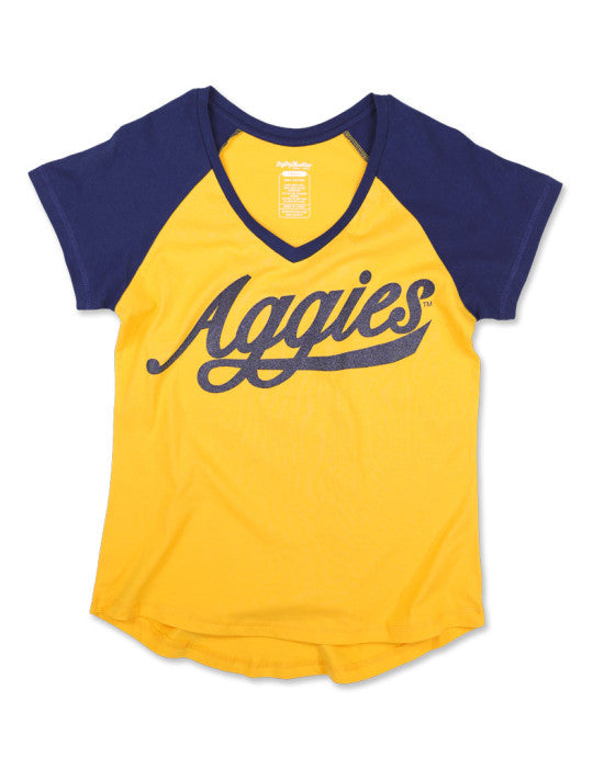 NORTH CAROLINA A&T V-NECK TEE