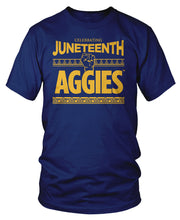 Cargar imagen en el visor de la galería, Camiseta Juneteenth de la Universidad Estatal Agrícola y Técnica de Carolina del Norte
