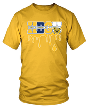 Load image into Gallery viewer, NCAT HBCU GOLD DRIP HOMECOMING T-SHIRT
