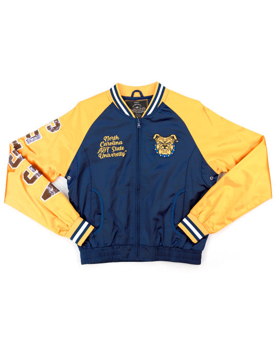 NORTH CAROLINA A&T SATIN SEQUIN JACKET