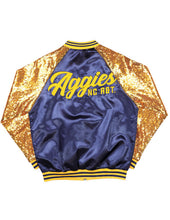 Load image into Gallery viewer, NORTH CAROLINA A&amp;T SEQUINS SATIN JACKET
