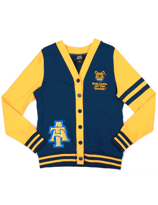 NORTH CAROLINA A&T WOMEN'S CARDIGAN