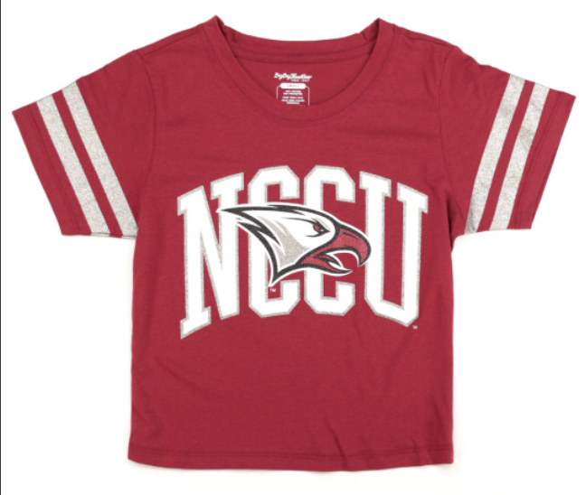 North Carolina Central University Cropped Tee