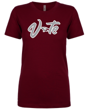 Load image into Gallery viewer, North Carolina Central University Vote T-Shirt (Ladies Cut)
