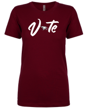 Load image into Gallery viewer, North Carolina Central University Vote T-Shirt (Ladies Cut)
