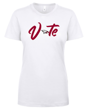 Load image into Gallery viewer, North Carolina Central University Vote T-Shirt (Ladies Cut)
