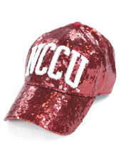 Load image into Gallery viewer, NORTH CAROLINA CENTRAL SEQUINS CAP
