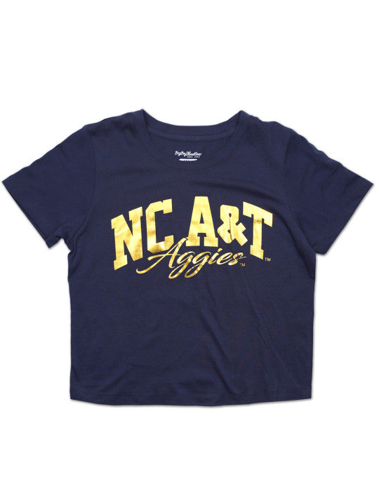 NORTH CAROLINA A&T CROPPED TEE