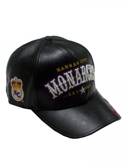 KANSAS CITY MONARCHS LEATHER CAP