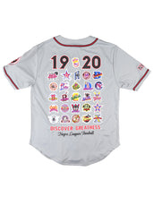 Load image into Gallery viewer, NLBM COMMEMORATIVE BASEBALL JERSEY_GREY
