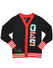 Cargar imagen en el visor de la galería, OES SEQUIN PATCH CARDIGAN
