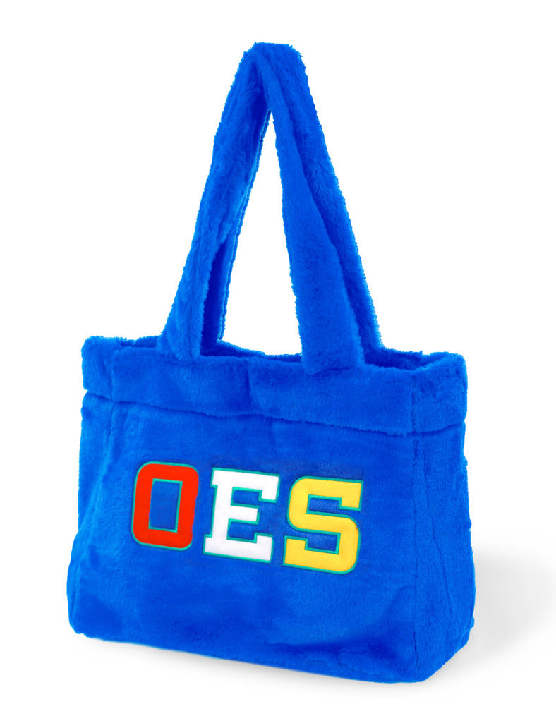 OES FUR BAG_BLUE
