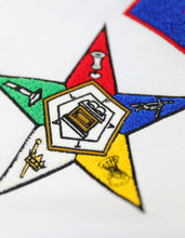 Load image into Gallery viewer, ORDER OF THE EASTERN STAR TWO-TONE PULLOVER HOODIE
