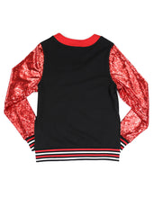 Load image into Gallery viewer, OES SEQUIN CARDIGAN_BLACK
