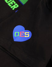 Load image into Gallery viewer, OES SEQUIN PATCH TEE_BLACK
