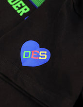 Cargar imagen en el visor de la galería, OES SEQUIN PATCH TEE_BLACK
