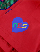 Load image into Gallery viewer, OES SEQUIN PATCH TEE_RED
