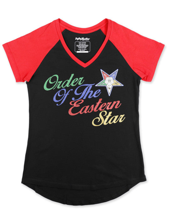 OES V-NECK TEE_BLACK