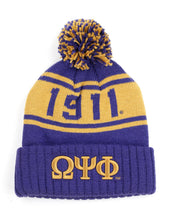 Load image into Gallery viewer, OMEGA PSI PHI BEANIE (PURPLE)
