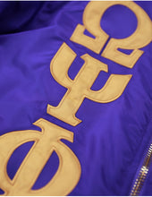 Load image into Gallery viewer, Omega Psi Phi BOMBER JACKET
