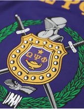 Cargar imagen en el visor de la galería, Omega Psi Phi FOOTBALL Purple Greek Letters JERSEY
