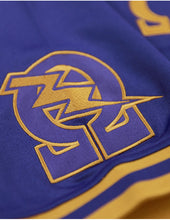 Cargar imagen en el visor de la galería, Omega Psi Phi FOOTBALL Purple Greek Letters JERSEY
