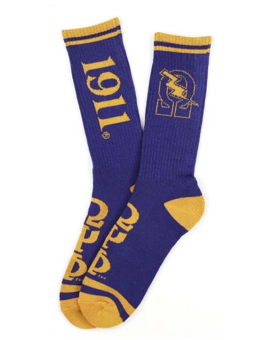 Omega Psi Phi Purple Socks