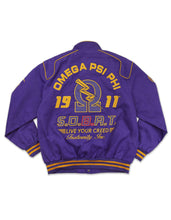 Load image into Gallery viewer, OMEGA PSI PHI RACING TWILL JACKET
