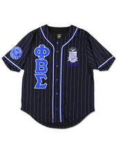 Load image into Gallery viewer, Phi Beta Sigma BASEBALL JERSEY_BLACK
