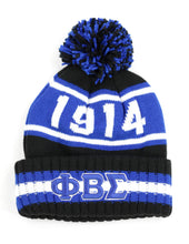 Load image into Gallery viewer, PHI BETA SIGMA BEANIE (BLACK)
