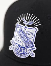 Load image into Gallery viewer, PHI BETA SIGMA CREST BALL CAP_BLACK
