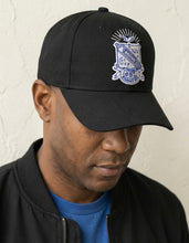 Load image into Gallery viewer, PHI BETA SIGMA CREST BALL CAP_BLACK
