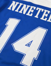 Load image into Gallery viewer, Phi Beta Sigma FOOTBALL Royal blue Greek Letters JERSEY
