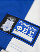 Cargar imagen en el visor de la galería, PBS FOOTBALL Royal blue Greek Letters JERSEY
