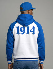 Cargar imagen en el visor de la galería, Phi Beta Sigma TWO-TONE PULLOVER HOODIE
