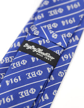 Load image into Gallery viewer, PHI BETA SIGMA LETTER TIE_ROYAL

