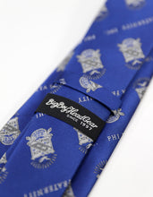 Load image into Gallery viewer, Phi Beta Sigma Royal Blue Neck Tie with White Shield
