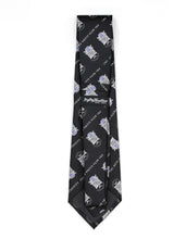 Load image into Gallery viewer, Phi Beta Sigma Black Neck Tie with White Shield
