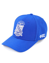 Load image into Gallery viewer, PHI BETA SIGMA CREST BALL CAP_BLUE
